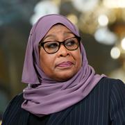 Tanzanias president Samia Suluhu Hassan.