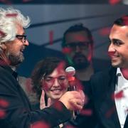 Beppe Grillo och Luigi Di Maio.