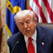 JD Vance och Donald Trump. Arkivbild. 