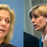 Magdalena Andersson och LO-ekonomerna Lars O Ernsäter, Åsa-Pia Järliden Bergström och Ola Pettersson.