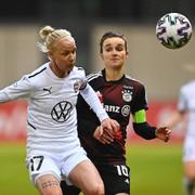 Rosengårds Caroline Seger och Bayern Münchens Lina Magull. 