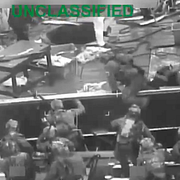 Bilder ur amerikanska militärens klipp från attacken