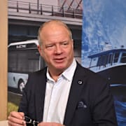 AB Volvos vd Martin Lundstedt. 