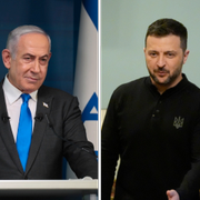 Netanyahu, Zelenskyj och Orbán.