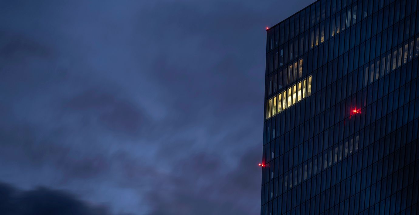 ECB-kontoret i Franfurt. 