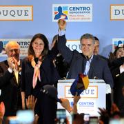 Centro Democraticos blivande presidentkandidat Ivan Duque. 