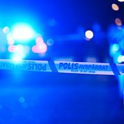 En polisavspärrning vid en tidigare händelse. Arkivbild.