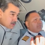 Nicolas Maduro, Bitner Villegas och presidentplanen. Ett av planen togs i beslag av USA tidigare i år.