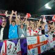 Englands fans fick jubla mest.