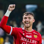Mjällby AIFs målvakt Noel Törnqvist.