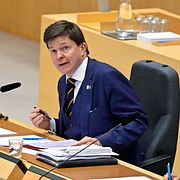 Talmannen Andreas Norlén.