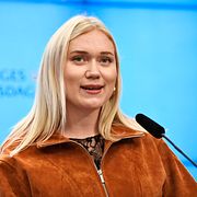 Ordförande för Centerpartiets ungdomsförbund Emelie Rossheim.