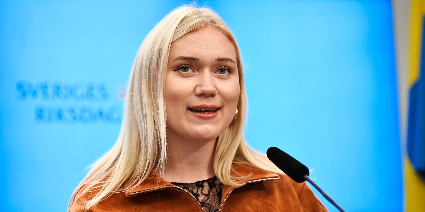 Ordförande för Centerpartiets ungdomsförbund Emelie Rossheim.