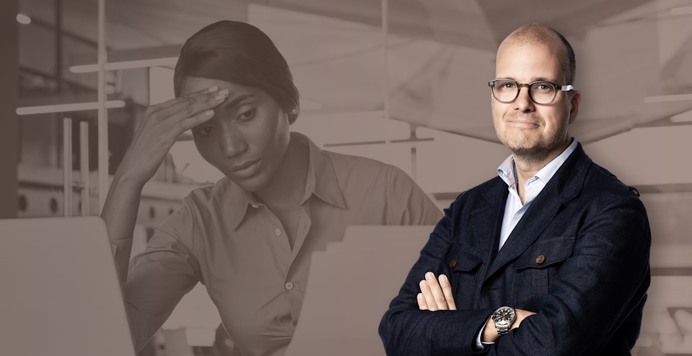 Omni Ekonomis krönikör Joakim Bornold. 