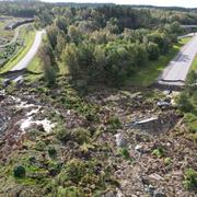 E6 vid Stenungsund, 24 september förra året.