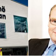 Malmömässan, där julfesten hölls. Lagerkvist Arkivbilder.