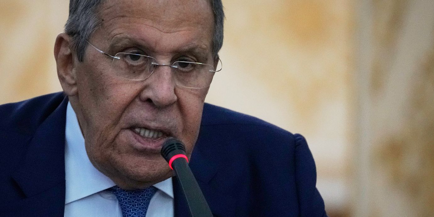 Rysslands utrikesminister Sergej Lavrov. Arkivbild.