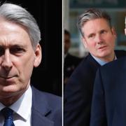 Philip Hammond, Keir Starmer med Labour-ledaren Jeremy Corbyn. 