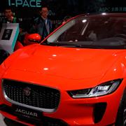 Arkivbild: Jaguar I-Pace vid en mässa i Peking