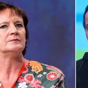 Annelie Nordström och Stefan Löfven. Arkivbilder.