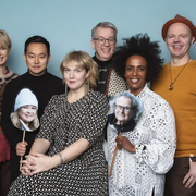 Årets vintervärdar, från vänster:  Jenny Strömstedt, Patrik Lundberg, Richard Tellström, Olof Wretling, Malin Persson Giolito (bild) Clara Lidström, Marika Carlsson, Georg Riedel (bild)