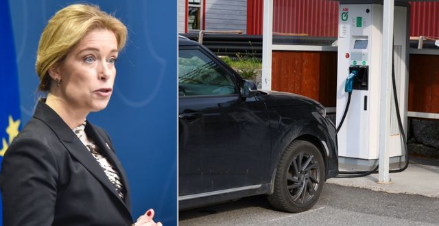 Klimat- och miljöminister Annika Strandhäll (S). TT.
