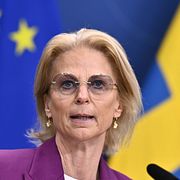 Finansminister Elisabeth Svantesson (M).