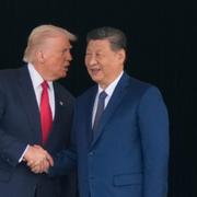 Genrebild, USA:s och Kinas presidenter