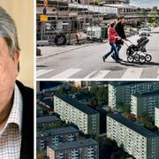 Jan Edling och arkivbilder på Rinkeby.