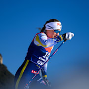 Moa Ilar under lördagens sprint.