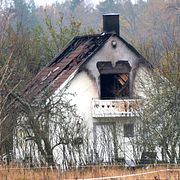 Det utbrunna huset.