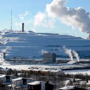 LKAB:s gruva i Kiruna. 