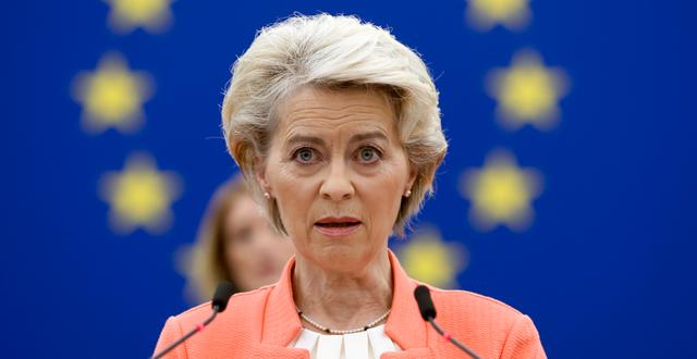 EU-kommissionens ordförande Ursula von der Leyen. Jean-Francois Badias / AP