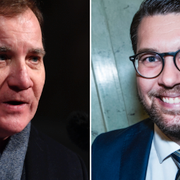 Stefan Löfven (S) och Jimmie Åkesson (SD)