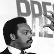 Jackson under sin presidentvalskampanj 1984.