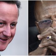 David Cameron och Desmond Tutu