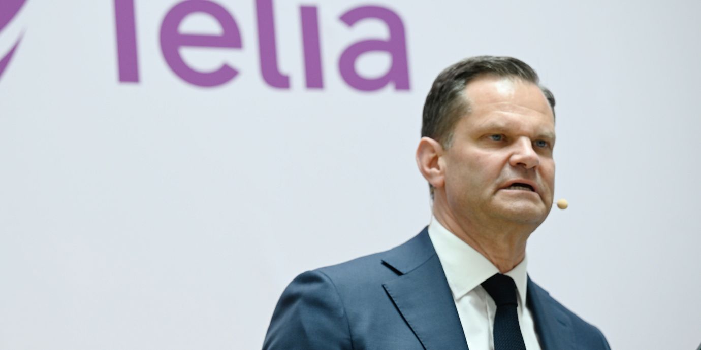 Telia Companys vd och koncernchef Patrik Hofbauer. Arkivbild.