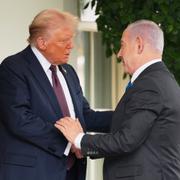 Trump och Netanyahu 29 september.