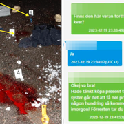 Bild på 20-åringen från förundersökningen, mordplatsen och chattar mellan den dömda och offret.