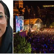 Arkivbild: Bilan Osman. Höger: Bild från den omdiskuterade We Are Sthlm-festivalen.