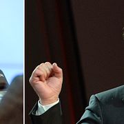 Ebba Busch Thor och Stefan Löfven.