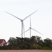 Arkivbild. Vindsnurror i Eskilstuna.