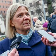 Socialdemokraternas partiledare Magdalena Andersson (S).