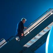Trump lämnar Sharm el-Sheikh.