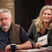 Leif GW Persson och Camilla Kvartoft. 