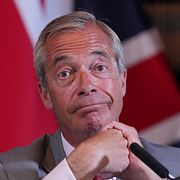 Reform UK:s partiledare Nigel Farage.