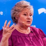 Erna Solberg.