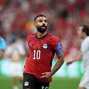 Mohamed Salah under matchen. 