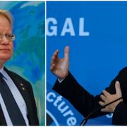 Arkivbilder. Försvarsminister Peter Hultqvist och Jens Stoltenberg.