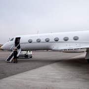 Regeringsplanet på Sturups flygplats. 2023. 